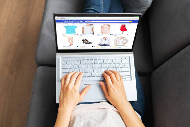 istock Woman Online Ecommerce Shopping Using Laptop 1319611038