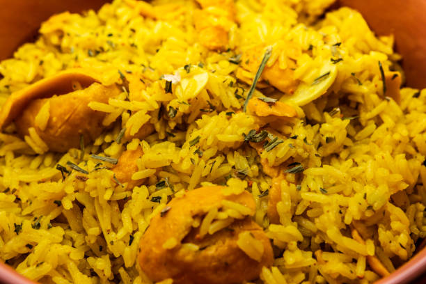 istock Rice with Brazilian Pequi. 1319612037