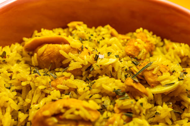 istock Rice with Brazilian Pequi. 1319612043