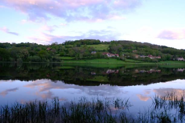 istock Burgundy lake 1319615119