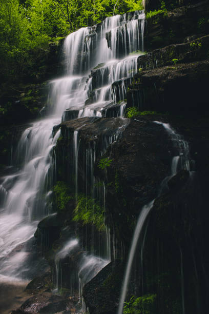 istock Waterfall Tupavica at Stara planina mountain, long exposure 1319616394