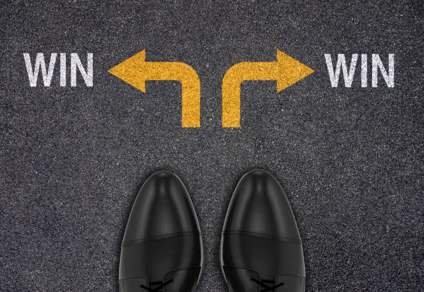 istock Decision at a crossroad - Win or Win 1319621725
