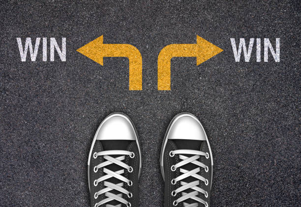 istock Decision at a crossroad - Win or Win 1319621728