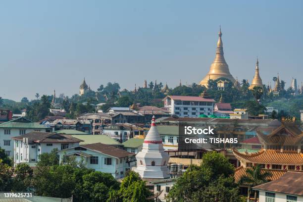 Shwedagon Pagoda Stock Photo - Download Image Now - Myanmar, Ancient, Ancient Civilization