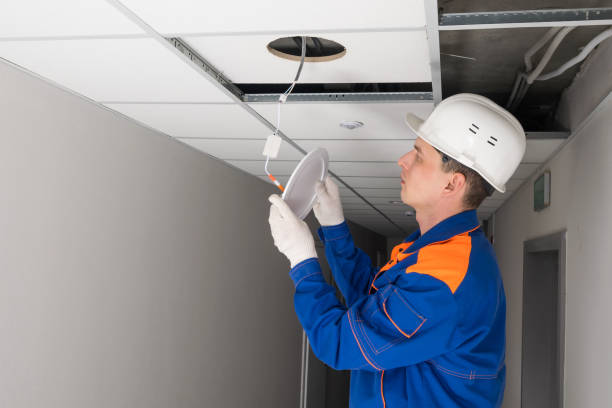 istock work is underway to install lighting in the corridors 1319626180