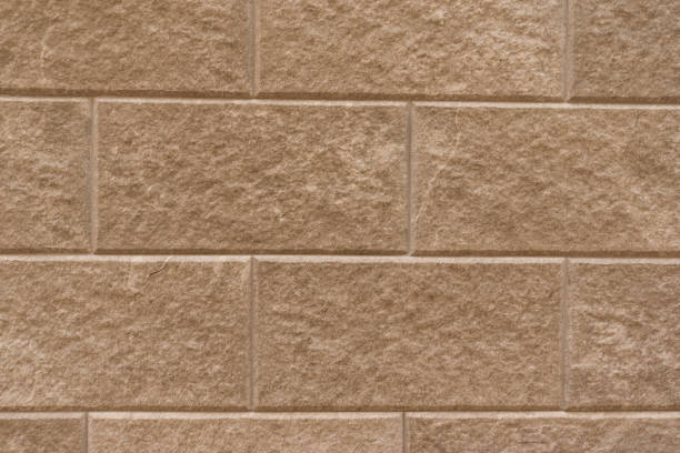A Background or texture, of a gray brick wall