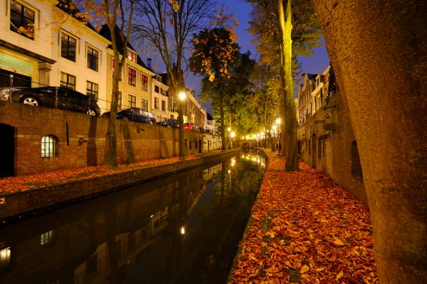 istock New Canal in Utrecht in the evening during autumn 1319641019