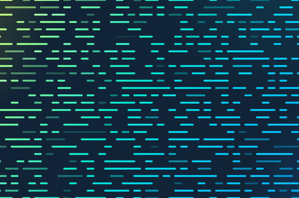Tech Dash Gradient Background Pattern Dash abstract dark smooth transmit transmission abstract gradient background pattern. dotted line stock illustrations