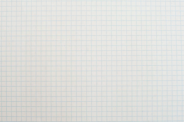 istock Texture of white paper in a cage, school notebook. 1319644794