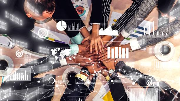 istock Creative visual of business people in the corporate staff meeting 1319650077