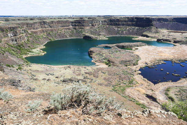 Dry Lakes Washington Wild Washington Scenic lake bed stock pictures, royalty-free photos & images