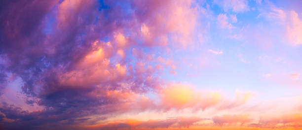 istock Gorgeous Panorama twilight sky and cloud at morning background image 1319653204