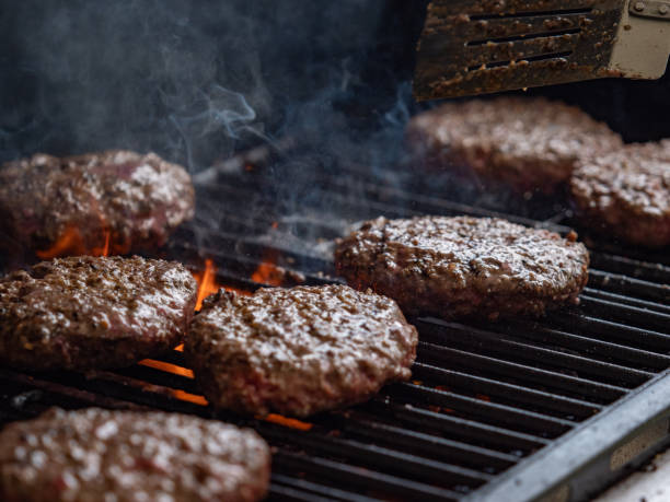 istock Grilling Burgers 1319653830