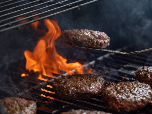 istock Grilling Burgers 1319654274