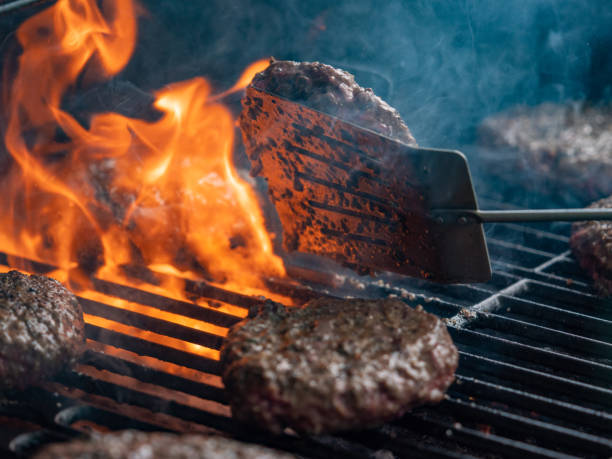 istock Grilling Burgers 1319654288