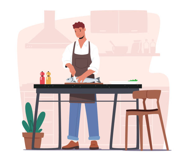 Papa Cocinando Vectores Libres de Derechos - iStock Papa Cocinando Vectores Libres de Derechos - iStock