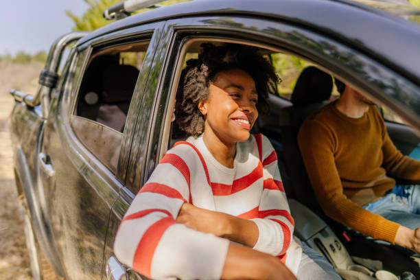 istock Young couple on a road trip 1319658672