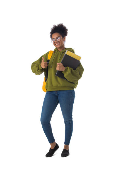 istock Female african american university student 1319664158