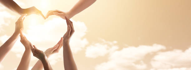 istock The concept of unity, cooperation, teamwork and charity. 1319672597