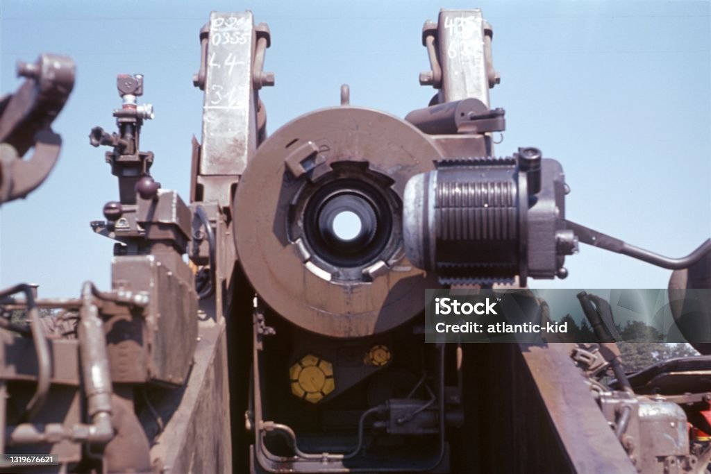 M110 howitzer Germany, 1978. M110 howitzer. 1970-1979 Stock Photo
