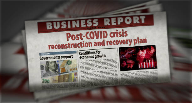 istock Post-COVID crisis reconstruction and recovery plan retro newspaper illustration 1319686727