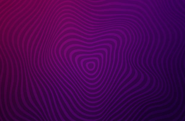 Gradient Warp Abstract Background Gradient warp abstract background lines design. hypnosis circle stock illustrations