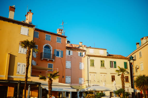 istock Architecture in Rovinj old town, Istria, Croatia 1319691117