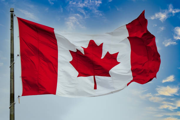 istock The National Flag of Canada 1319693206