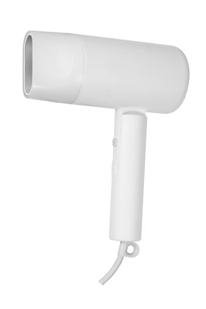 istock Hair dryer with nozzle isolated on white background. 1319694562