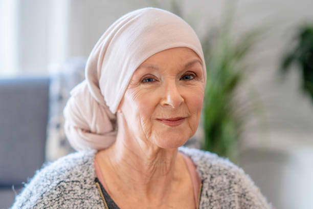 istock Brave woman with cancer 1319694611