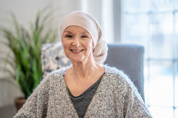 istock Brave woman with cancer 1319694617