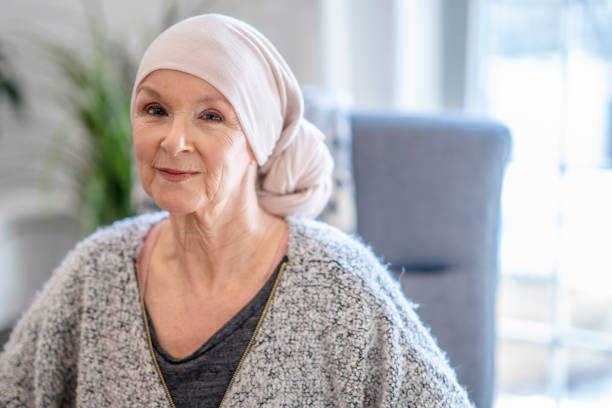 istock Brave woman with cancer 1319695213