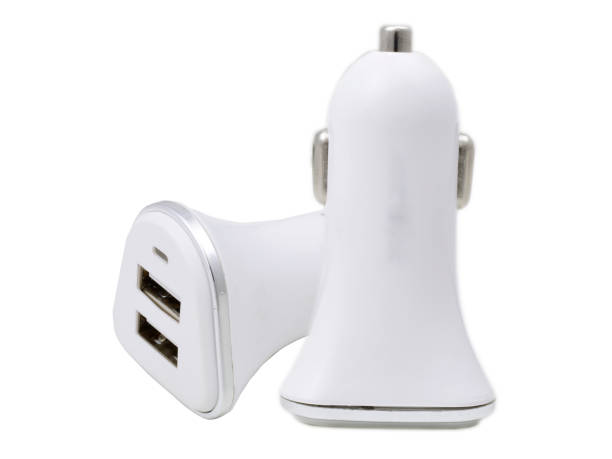 istock Portable Car Charger Isolated On White Background With Clipping Path 1319696183
