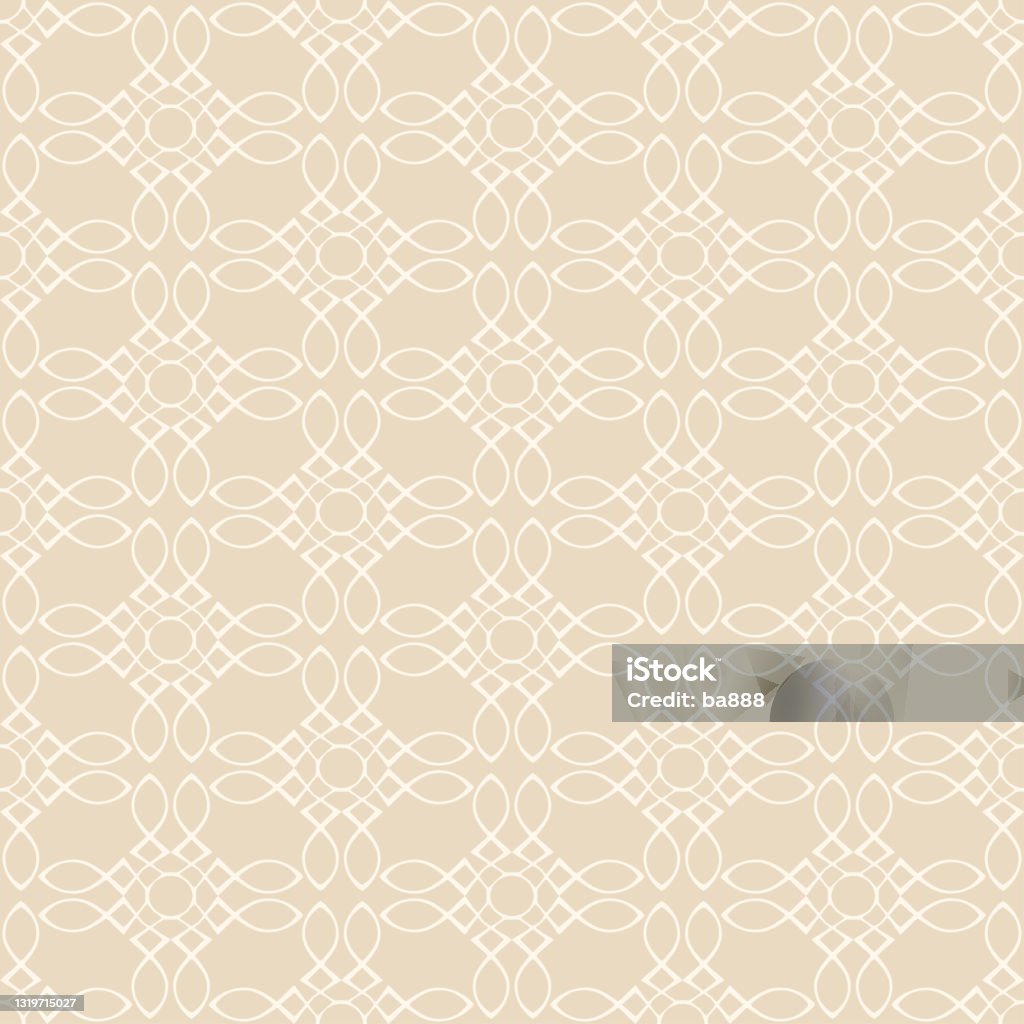 Simplistic Beige Patterns Decorative Background Pattern With Simple Ornamentation On A Light ...