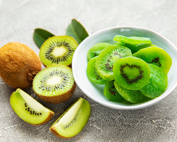 istock Pieces of dry kiwi 1319727361