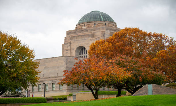 istock National War memorial in Canberra in Autumn. 1319728145