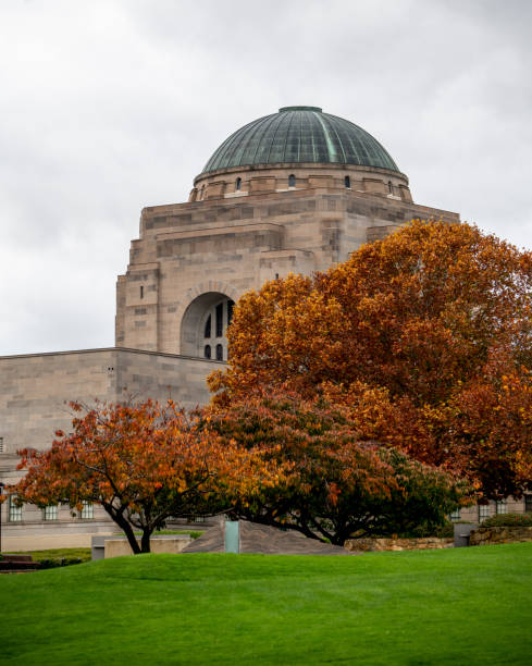 istock National War memorial in Canberra in Autumn. 1319728220