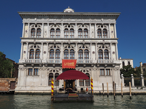 Venice, Italy - Circa September 2016: Casino di Venezia (meaning Venice Casino) on the Grand Canal