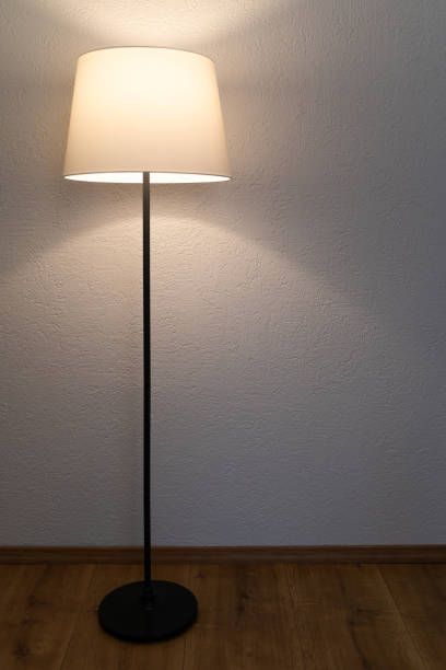 istock Floor lamp in living room 1319737814