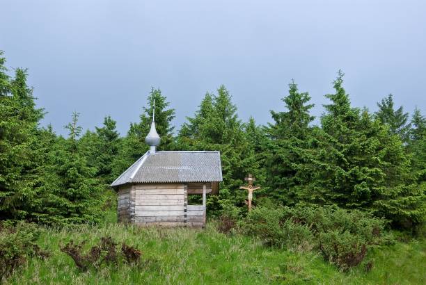 christian church in a forest
