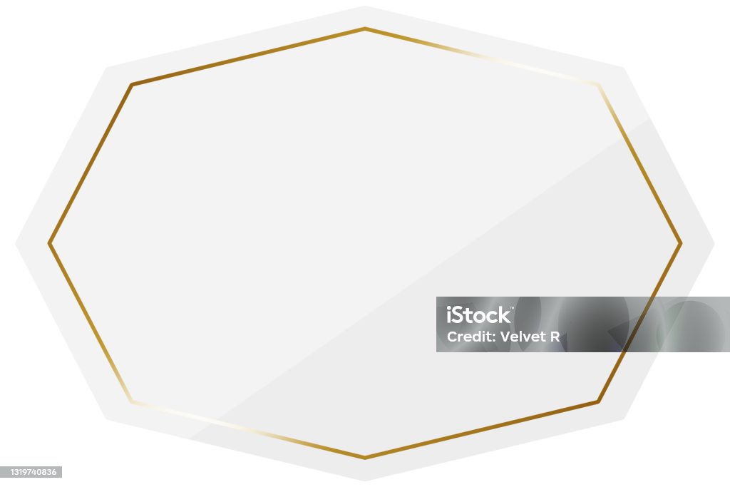 Rectangular Frame Octagon Octagonal Frame Stock Illustration - Download Image Now - Backgrounds ...