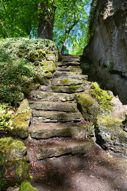 istock Bonifatius Rocks in Altenstein Castle Park 1319748854