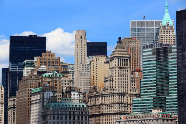 istock Lower Manhattan skyline in New York 1319751753