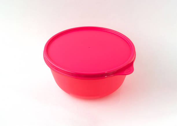 istock Red of plastic container isolated on white background. 1319755168