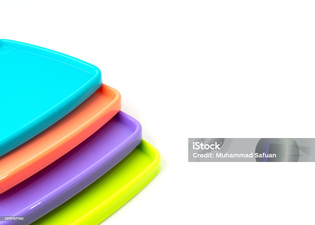 Container Cap Picture Colorful Plastic Container Cap Isolated On White Background Stock Photo ...