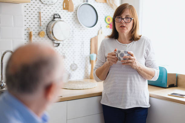 istock Mature couple spending quality time together at home 1319759384