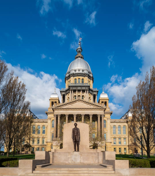 State Capitol of Illinois State Capitol of Illinois in Springfield illinois state capitol stock pictures, royalty-free photos & images