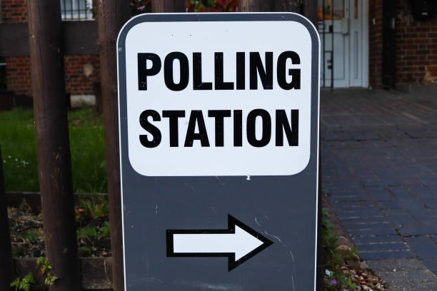 istock Polling station London England 1319764449