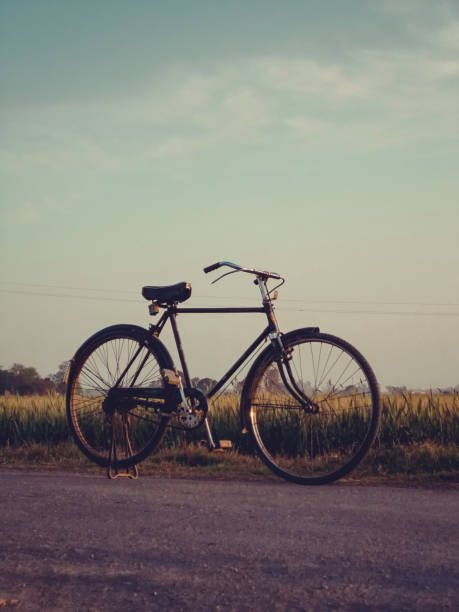 istock Cyclist against sunrise 1319764868