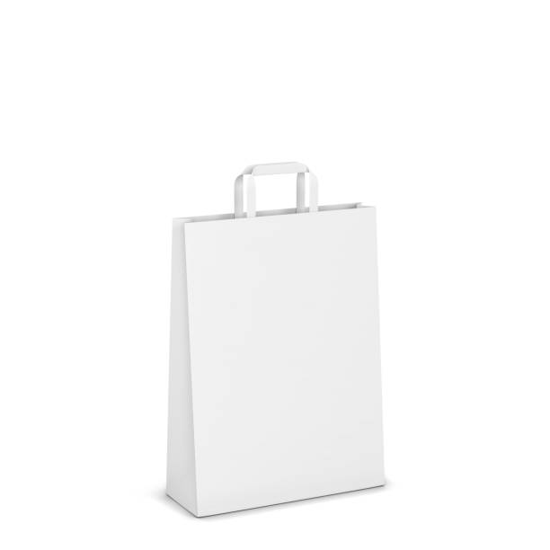 istock Blank shopping bag mockup 1319765858